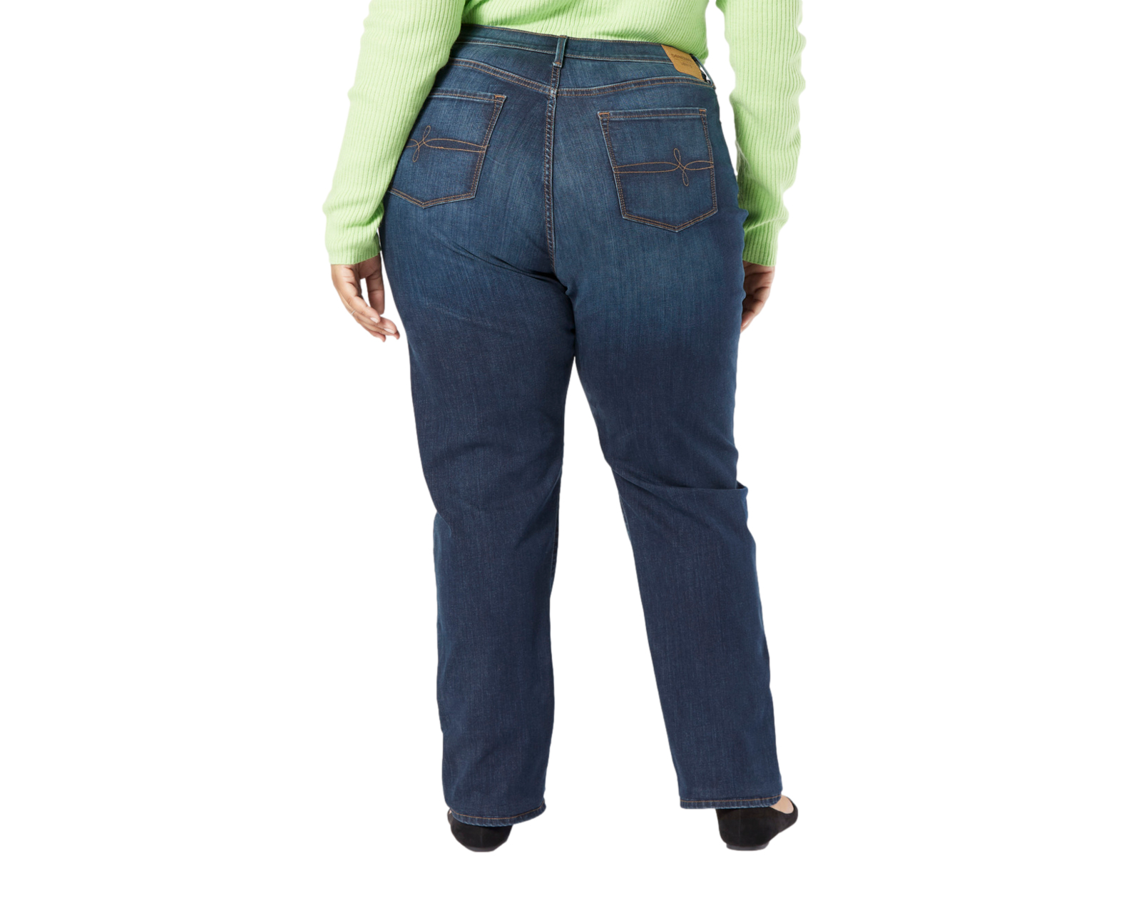 Foto 4 pulgar | Jeans Denizen High-rise Straight  A2906-0000 color Azul para Mujer