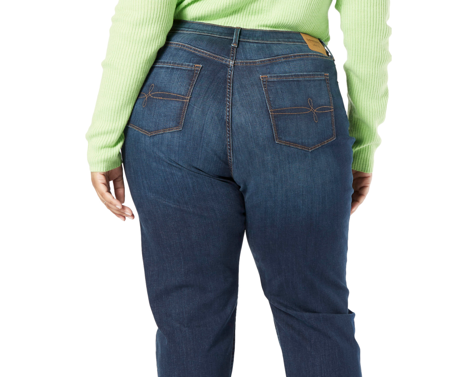 Foto 5 pulgar | Jeans Denizen High-rise Straight  A2906-0000 color Azul para Mujer