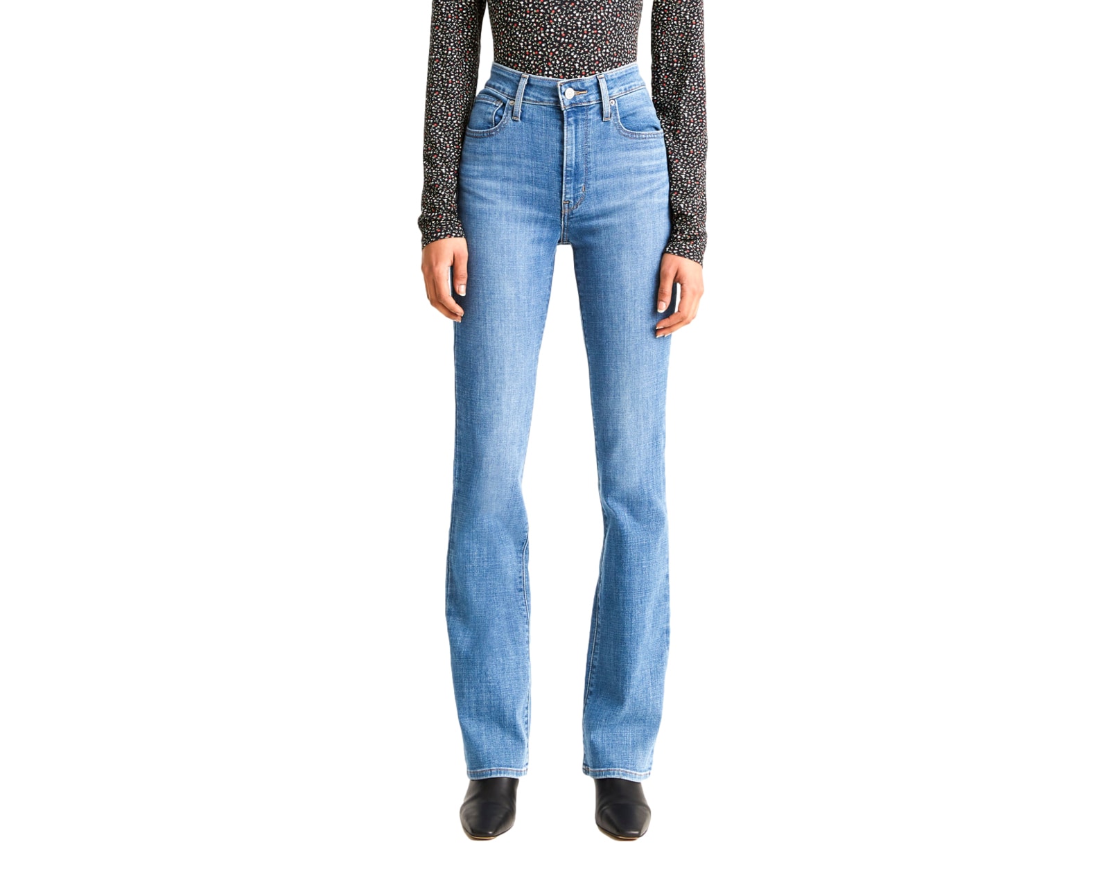 Jeans Levi's 725 High Rise Bootcut 18759-0054 color Azul $1,199