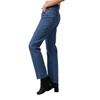 Foto 2 | Jeans de Mezclilla Recto MCHK Azul 6020cTiro Alto para Dama