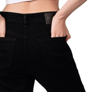 Foto 5 | Jeans Mchk Corte Recto Negros para Mujer