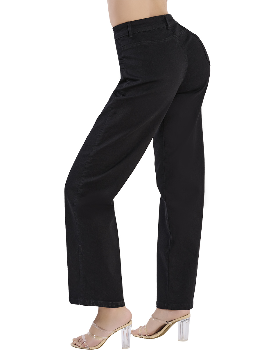 Foto 2 | Jeans Devendi color Negro Rectos
