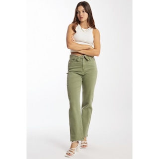 Foto 1 | Jeans Roman Fashion Cintura Doblada Juvenil 6554 Verde Claro