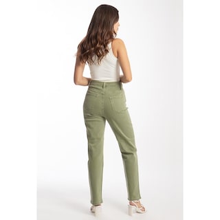 Foto 3 | Jeans Roman Fashion Cintura Doblada Juvenil 6554 Verde Claro