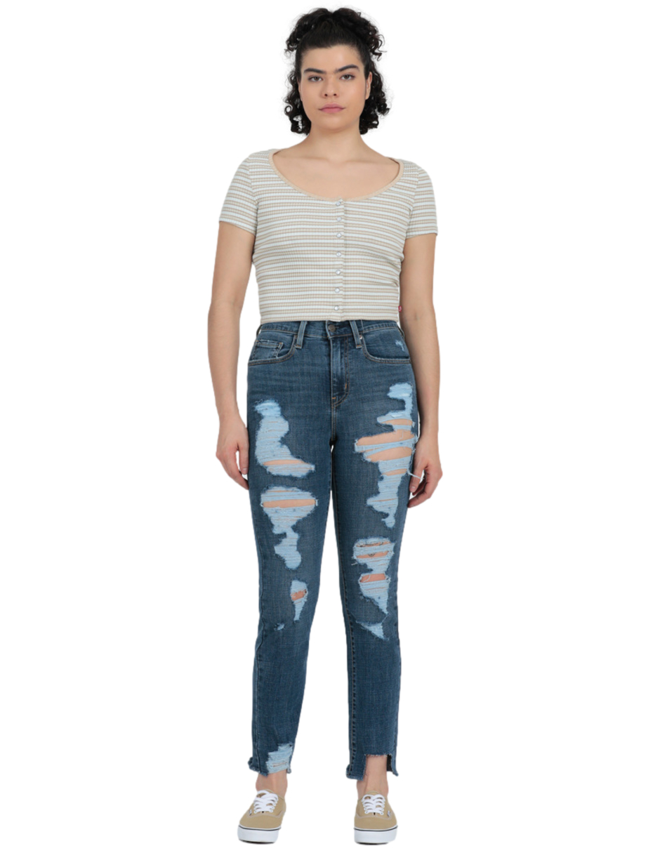 Foto 5 pulgar | Jeans Levi's 742 High-rise Straight para Mujer