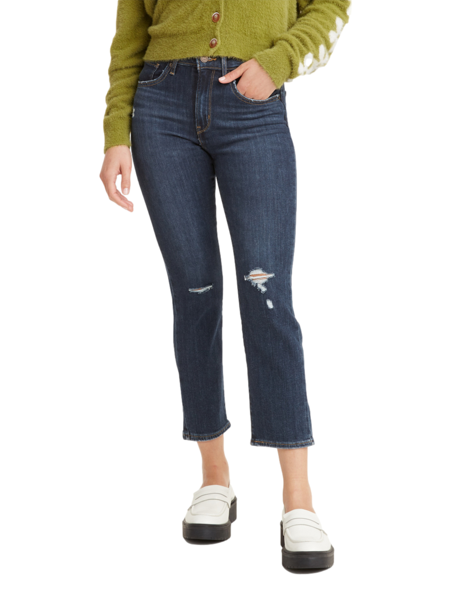 Foto 1 | Jeans Levi's  724  High-rise Straight Crop