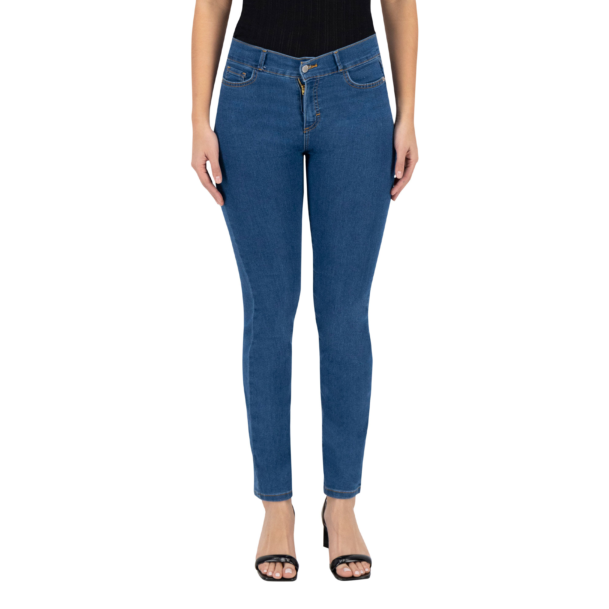 Foto 1 | Jeans Recto Britos Tiro Medio Azul 024789