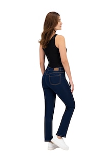 Foto 4 | Jeans Recto Britos Tiro Medio 024787 Azul para Mujer