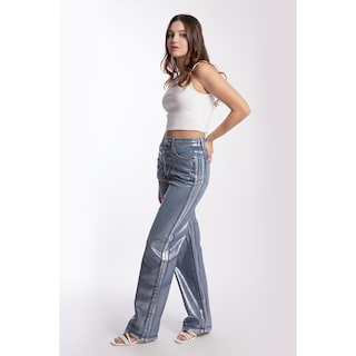 Foto 2 | Jeans Roman Fashion Azul para Mujer