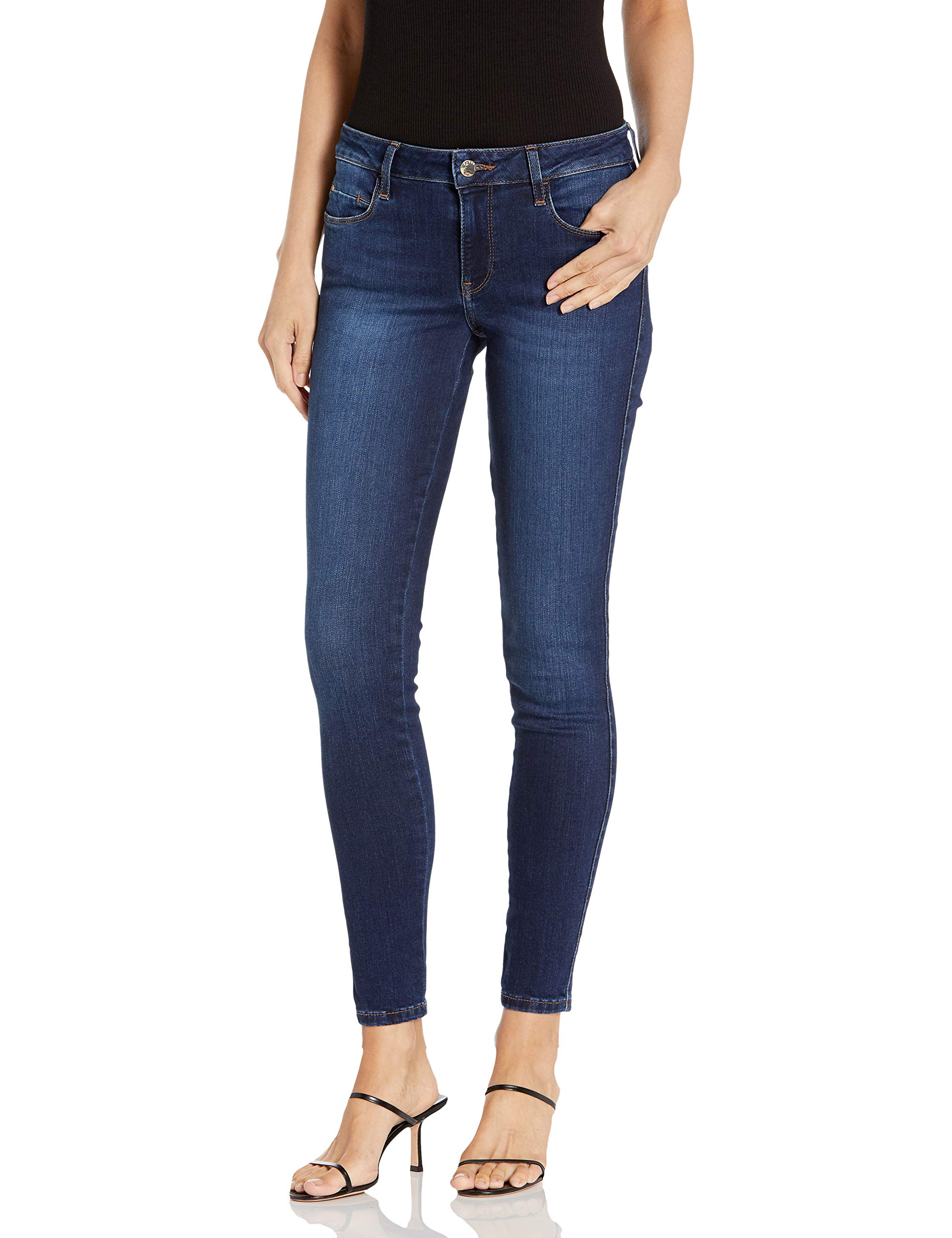 Foto 2 pulgar | Jeans Guess de Talle Medio Ajustados para Mujer - Venta Internacional