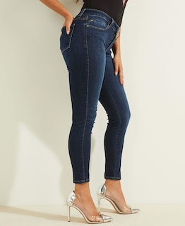 Foto 3 | Jeans Guess de Talle Medio Ajustados para Mujer - Venta Internacional