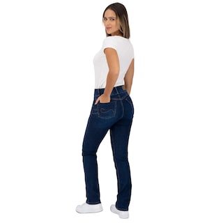 Foto 4 | Pantalón Recto Britos Jeans Azul para Mujer