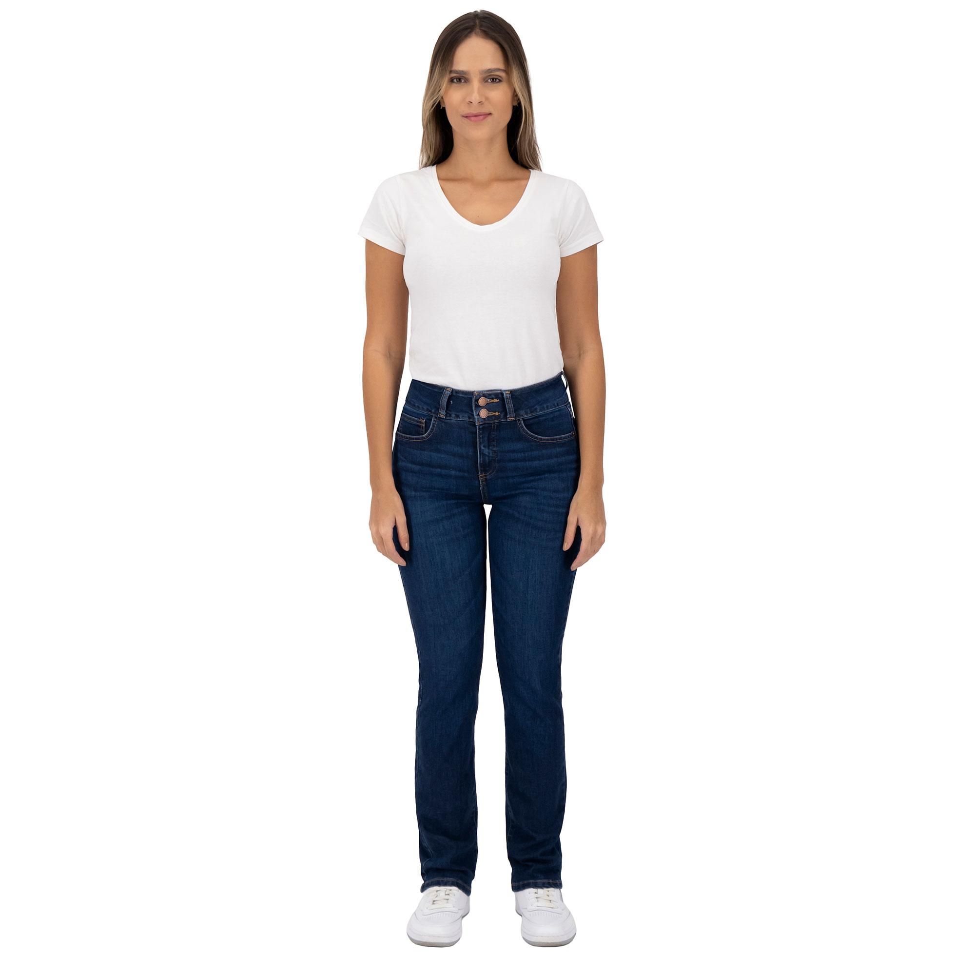 Foto 5 | Pantalón Recto Britos Jeans Azul para Mujer