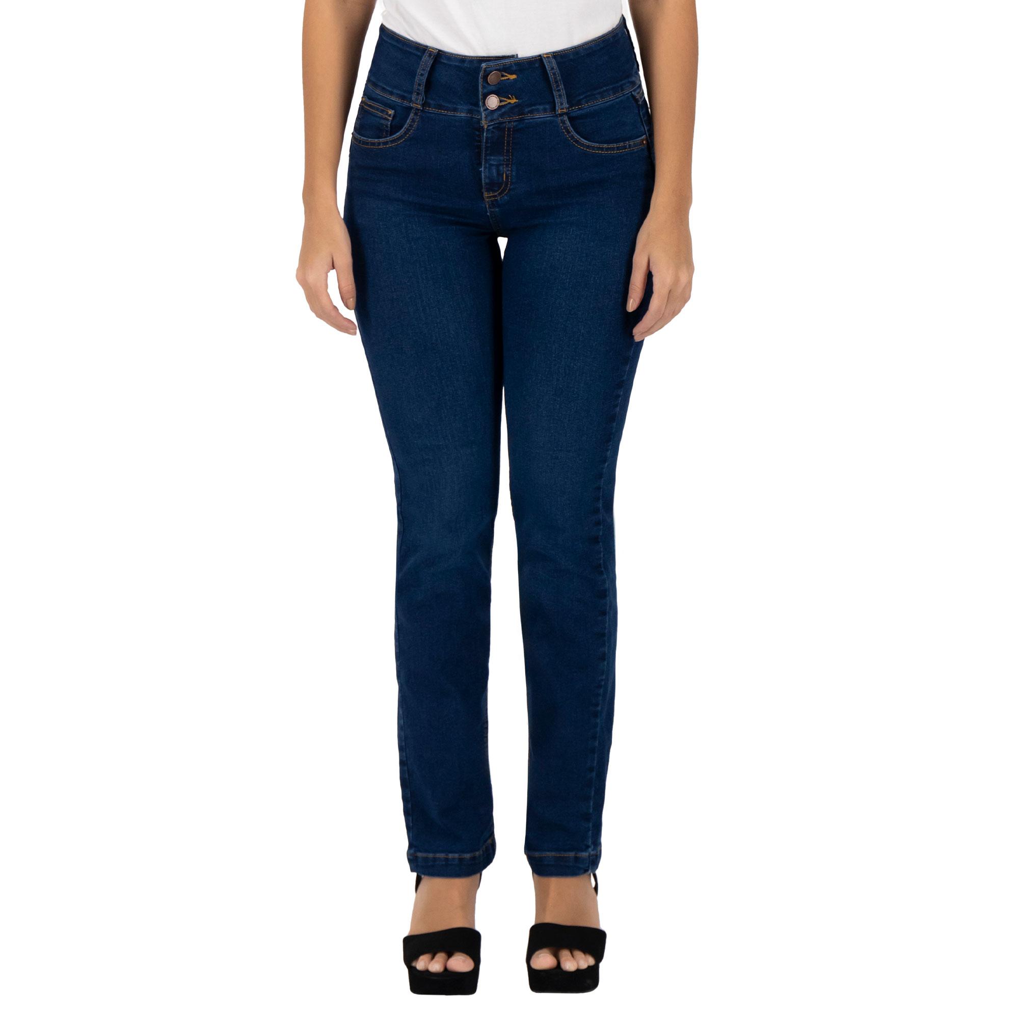 Pantalón Recto Britos Jeans Magic Pomp 025238 Azul para Mujer