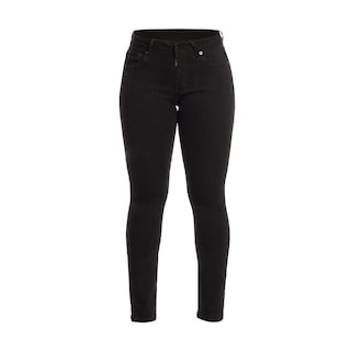 Foto 2 | Pantalon Jeans Vaqueros Straight Rectos Mezclilla Stretch Para Dama Pineda Jeans Negro
