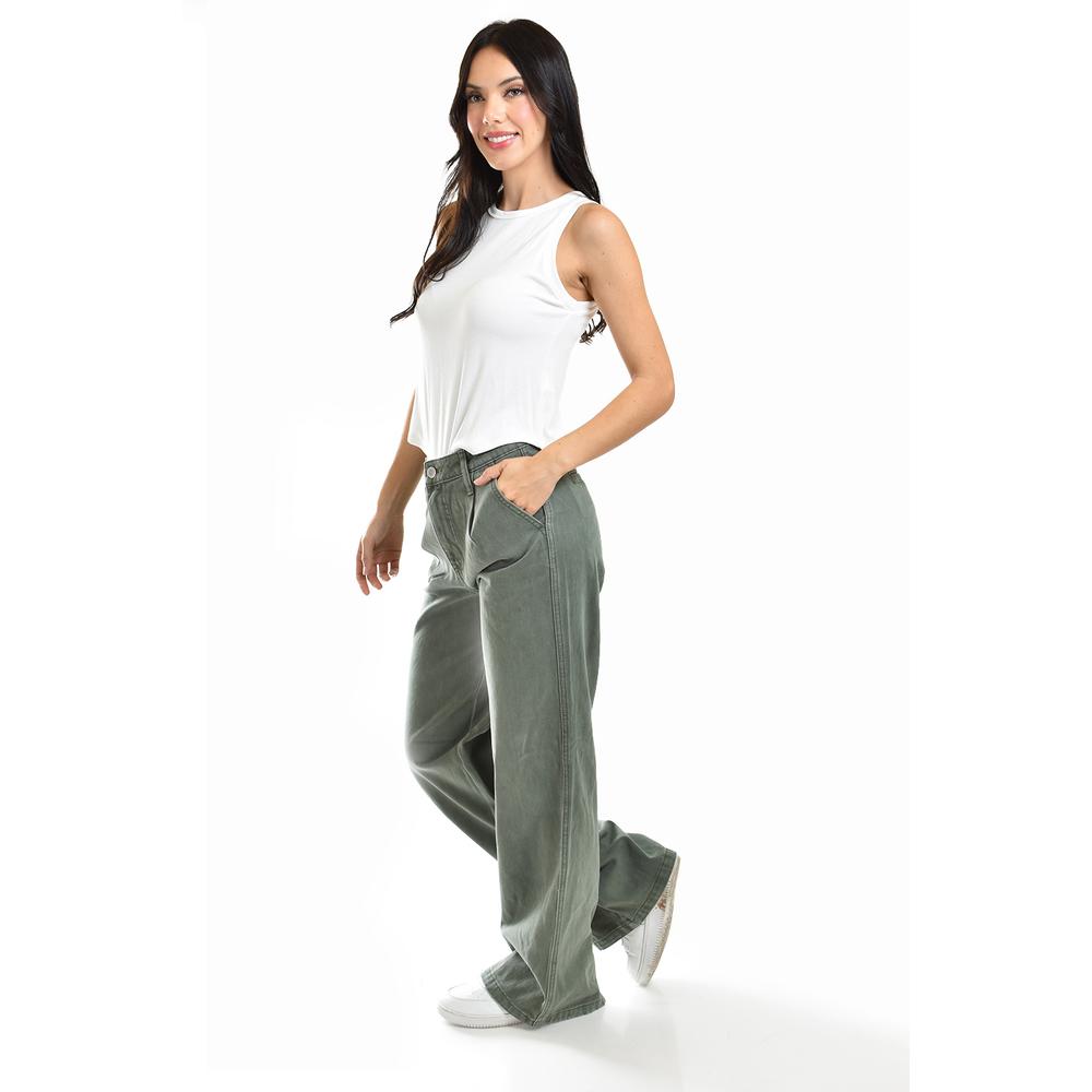 Foto 3 pulgar | Jeans Vintage Loose /juvenil, 6714 (verde) Verde