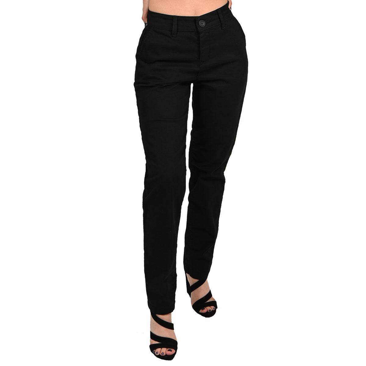 Pantalón Britos Jeans Mujer Chino Negro 024856