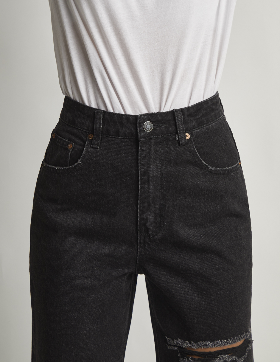 Foto 4 pulgar | Jeans Devendi Color Negro Rupturas
