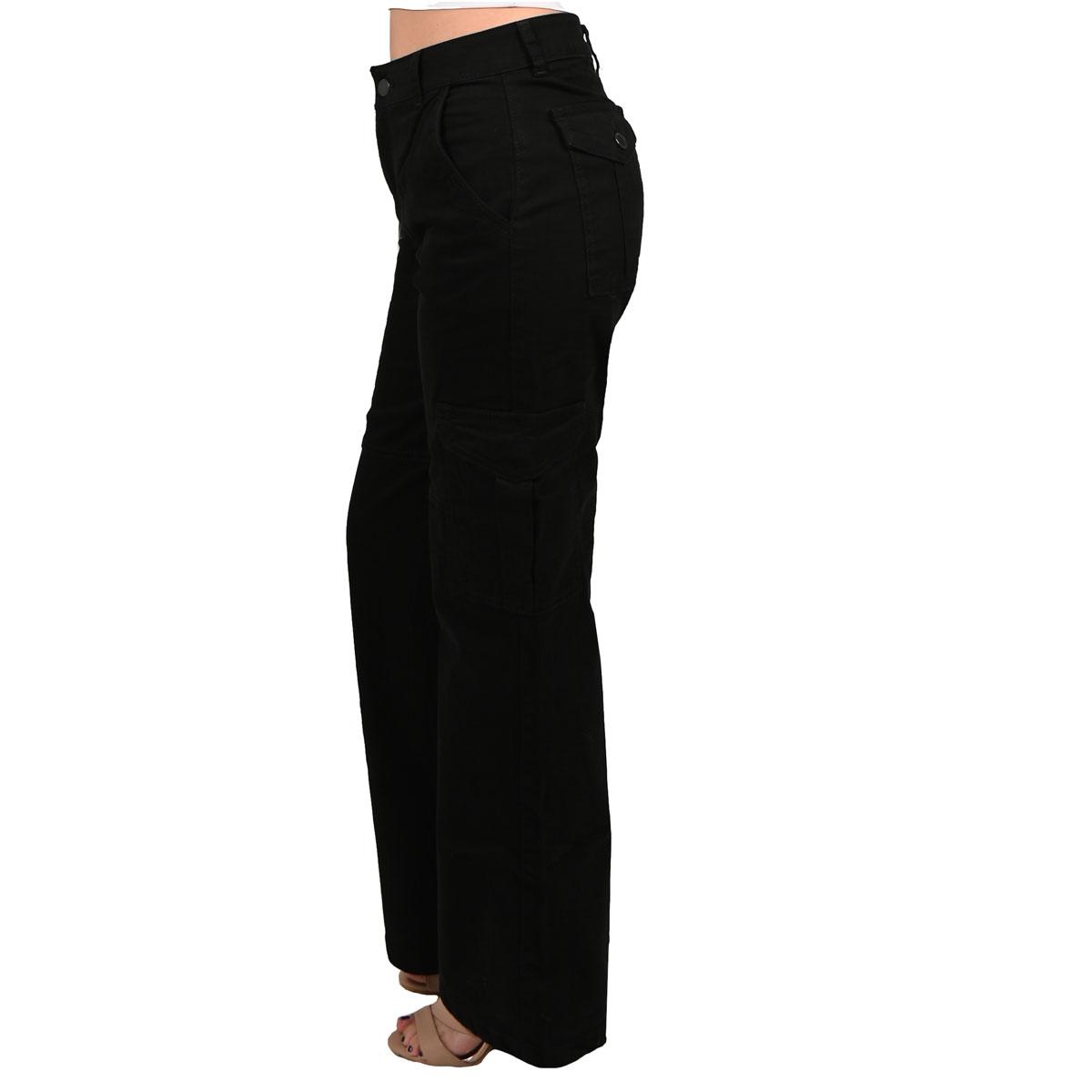 Foto 5 pulgar | Pantalón Britos Jeans Cargo Negro 024815 para Mujer