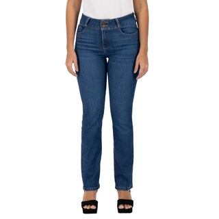 Foto 1 | Pantalón Recto Britos Jeans Mujer Azul Magic Pomp 025253