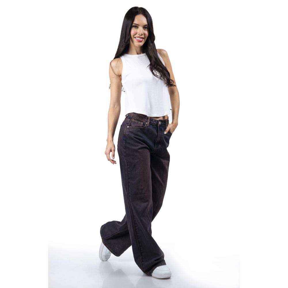 Foto 5 pulgar | Jeans Vintage Loose /juvenil, 6720 (cafe) Cafe