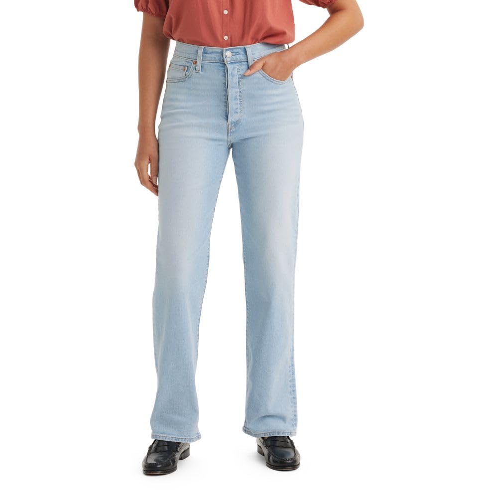 Foto 2 pulgar | Vaqueros Levi's Ribage Straight De Longitud Completa Para Mujer - Venta Internacional.