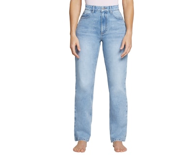 Foto 1 | Jeans Mezclilla Mujer Recto Cintura Super Alta Seven Jeans