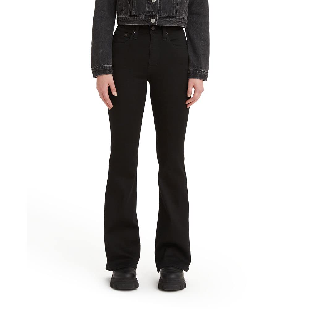 Foto 2 pulgar | Vaqueros Levi's 726 High Rise Flare Para Mujer, Color Negro Suave, 29, Regular - Venta Internacional.