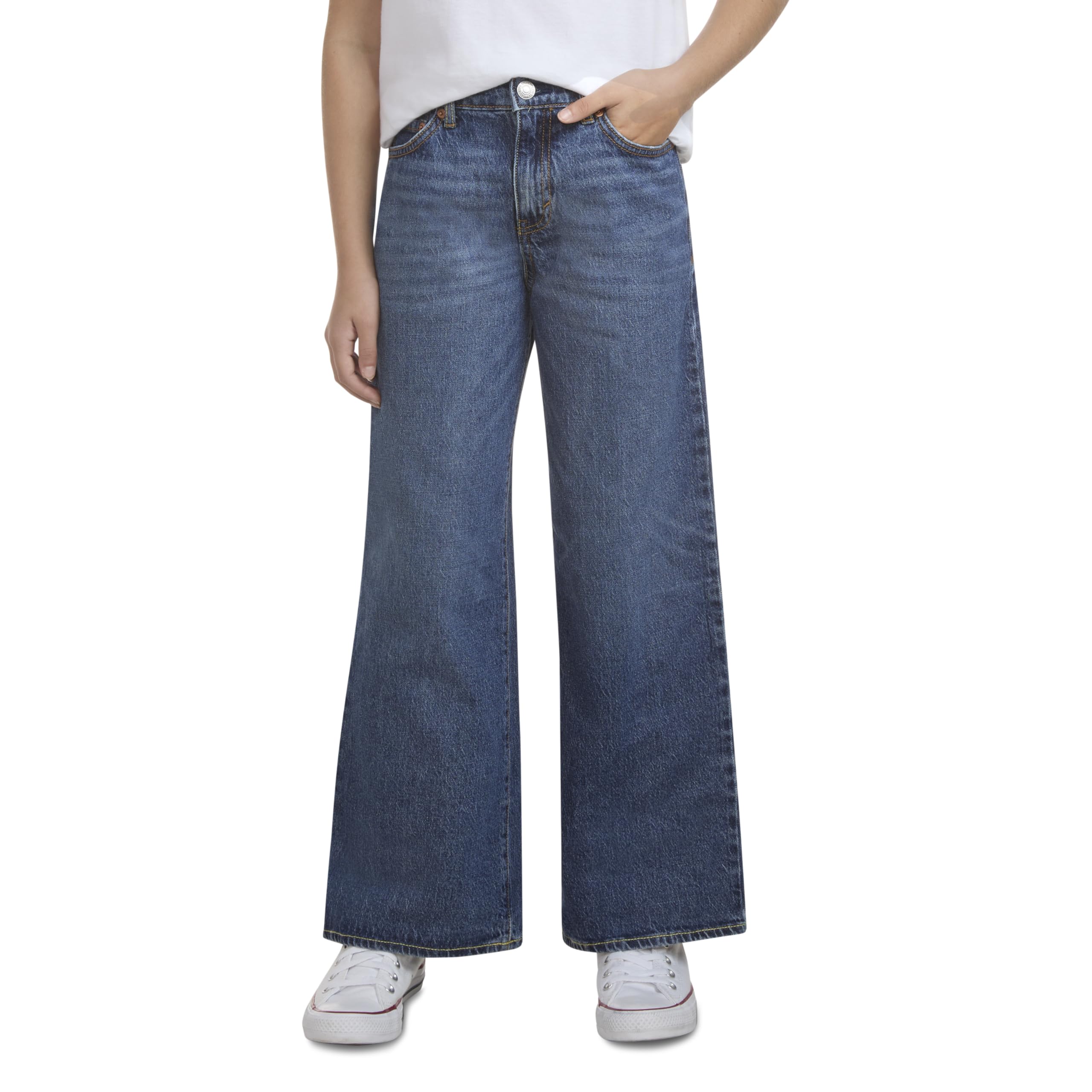 Foto 5 pulgar | Vaqueros Levi's High Rise Fit Pacific Highway Para Niñas - Venta Internacional.