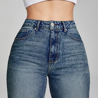 Foto 3 | Jeans Recto Mujer Cintura Alta Confort Seven Jeans 4241stmo