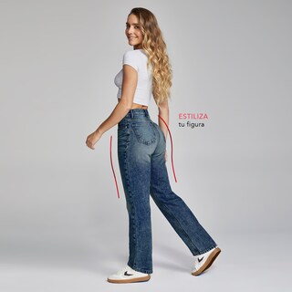 Foto 6 | Jeans Recto Mujer Cintura Alta Confort Seven Jeans 4241stmo
