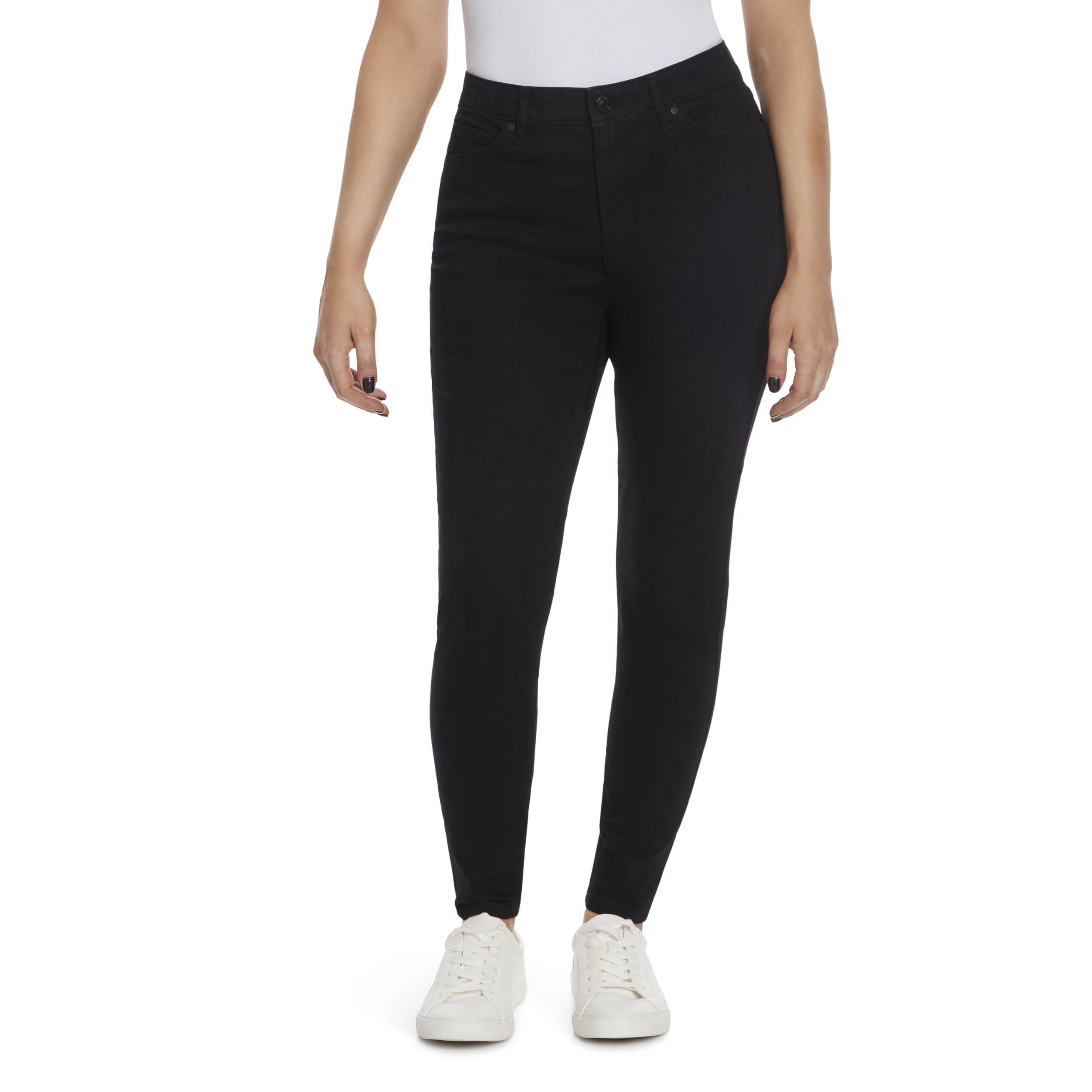 Foto 2 pulgar | Jean Nine West High Rise Perfect Skinny Para Mujer, Color Negro - Venta Internacional.