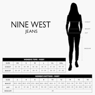 Foto 2 | Jean Nine West High Rise Perfect Skinny Para Mujer, Color Negro - Venta Internacional.