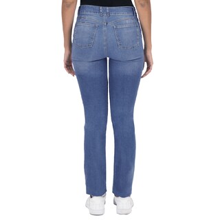 Foto 2 | Pantalón Recto Britos Jeans Mujer Mezclilla Azul 025581