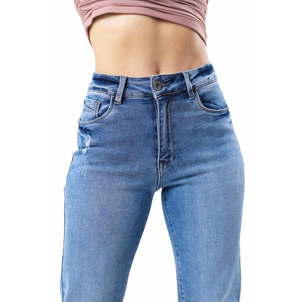 Foto 4 pulgar | Jeans Wide Leg Fit /juvenil, 1502 (mezclilla Tono Claro) Azul