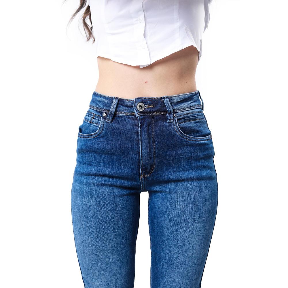 Foto 4 pulgar | Jeans Corte Recto /juvenil, 1582 (mezclilla Tono Medio) Azul