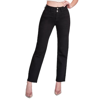 Foto 1 | Jeans Recto Mujer Push Up Stretch Seven Jeans 1177ngro