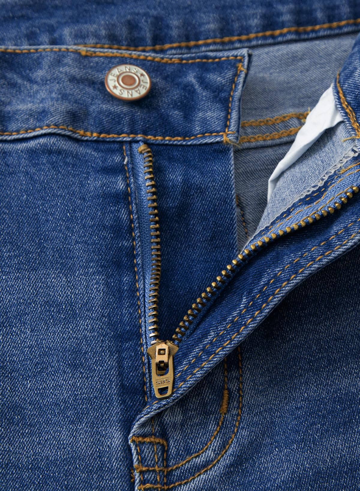 Foto 6 pulgar | Vaqueros Astylish Zimbaplatinum De Pierna Ancha Y Cintura Alta Para Mujer - Venta Internacional.