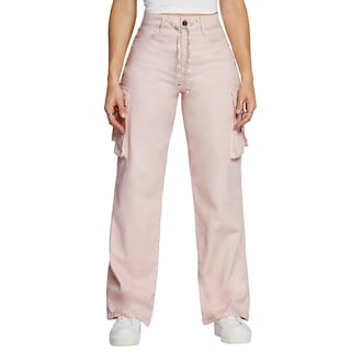 Foto 1 | Jeans Pierna Ancha Cargo Mujer Cintura Alta Seven Jeans 9909rosa