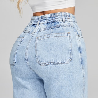 Foto 4 | Jeans Pierna Ancha Cargo Mujer Cintura Alta Seven Jeans 0031stcl