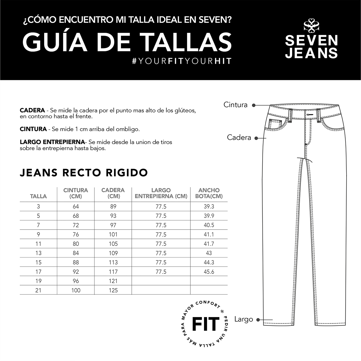 Foto 6 pulgar | Jeans Pierna Ancha Cargo Mujer Cintura Alta Seven Jeans 0031stcl