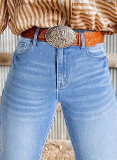 Foto 4 | Vaqueros Astylish Ashleigh, Cintura Alta, Pierna Acampanada, Talla 14 - Venta Internacional.
