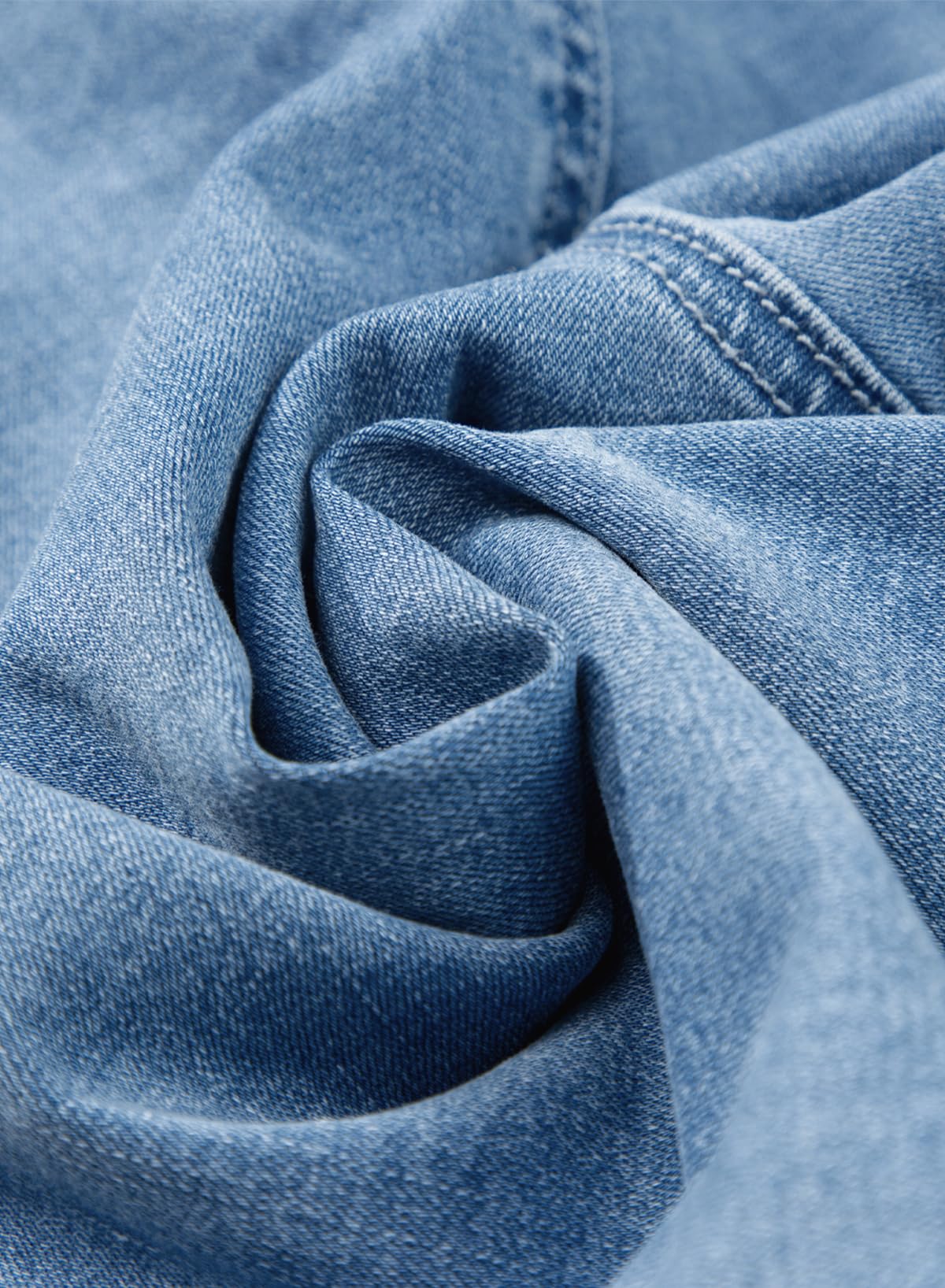 Foto 5 | Vaqueros Sidefeel Zimbaplatinum, Pierna Ancha, Cintura Alta, Azul, Talla 8 - Venta Internacional.