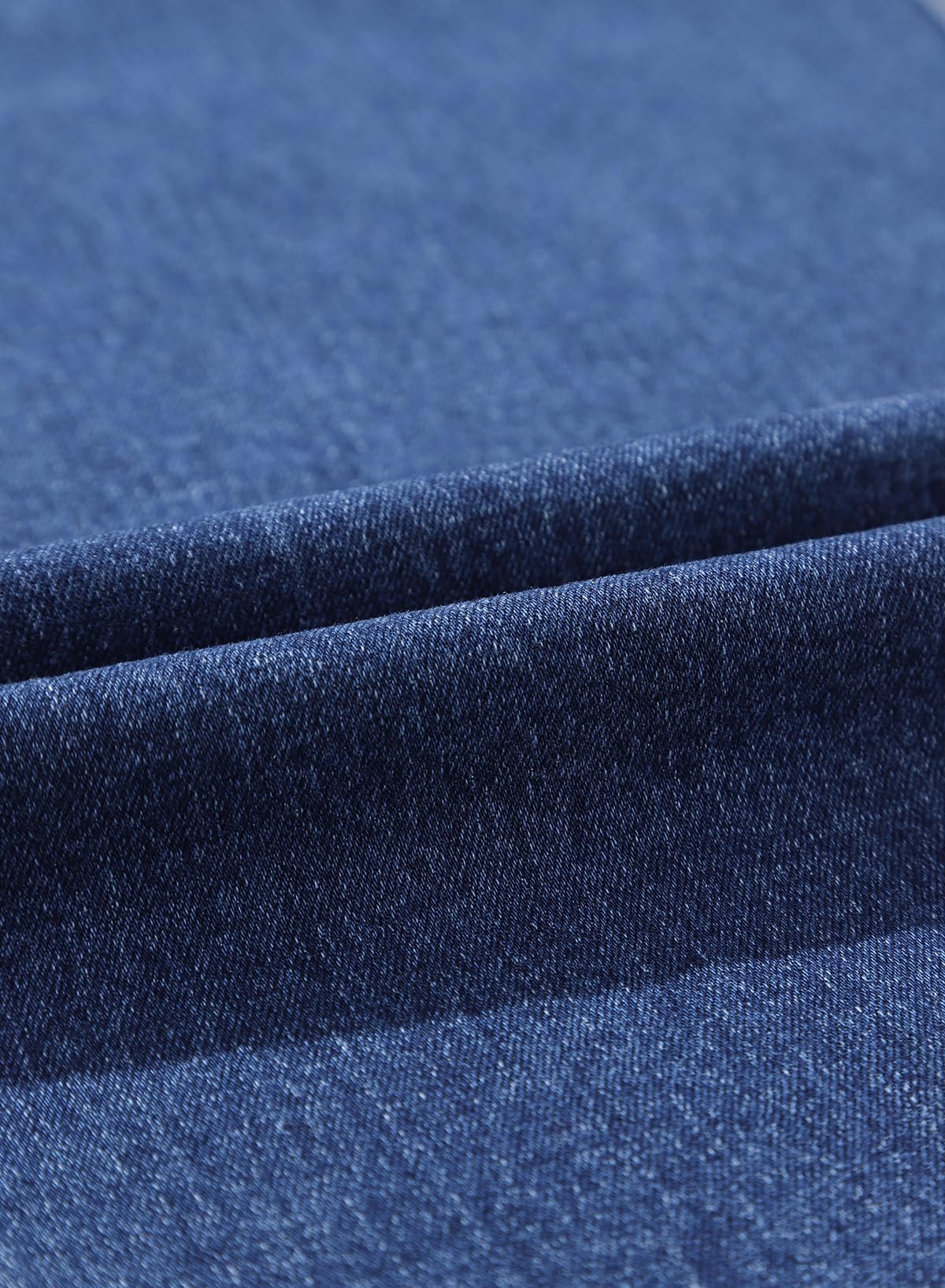 Foto 5 | Vaqueros Sidefeel Zimbaplatinum, Pierna Ancha, Cintura Alta, Azul - Venta Internacional.