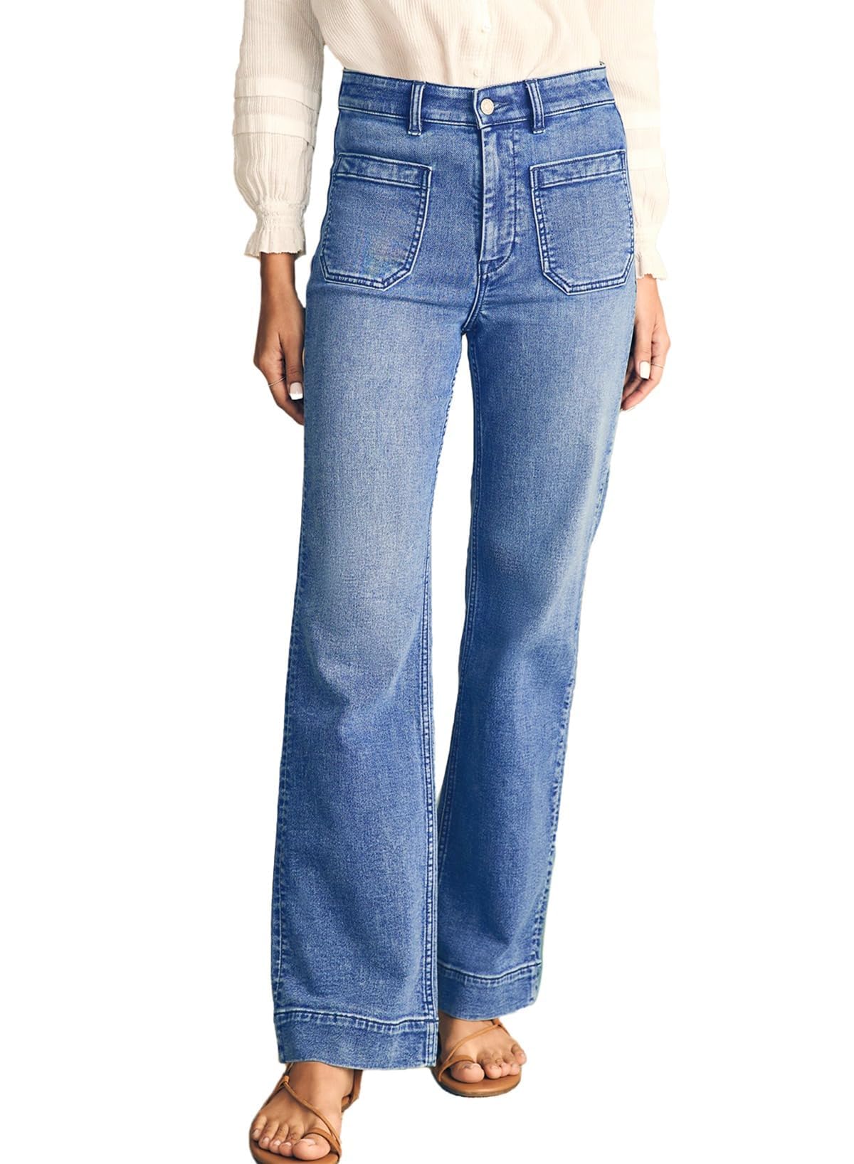 Foto 2 pulgar | Pantalones Vaqueros Astylish Ashleigh Blue De Cintura Alta Para Mujer - Venta Internacional.