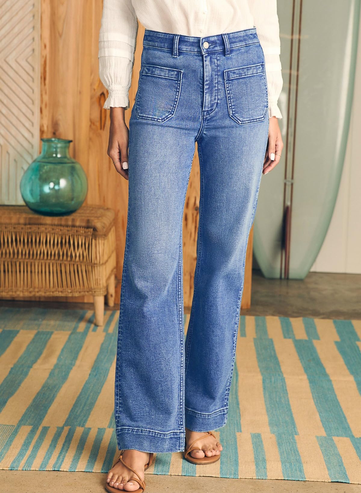 Foto 4 pulgar | Pantalones Vaqueros Astylish Ashleigh Blue De Cintura Alta Para Mujer - Venta Internacional.