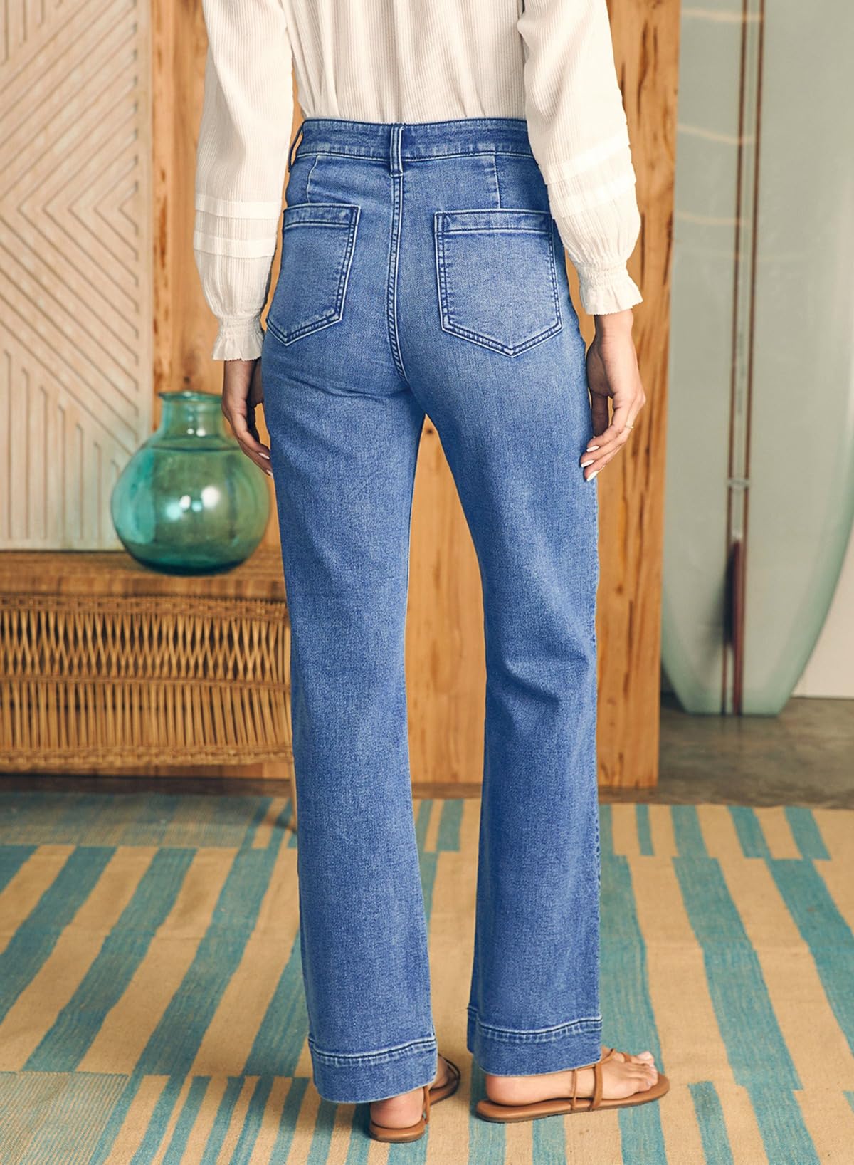 Foto 5 pulgar | Pantalones Vaqueros Astylish Ashleigh Blue De Cintura Alta Para Mujer - Venta Internacional.