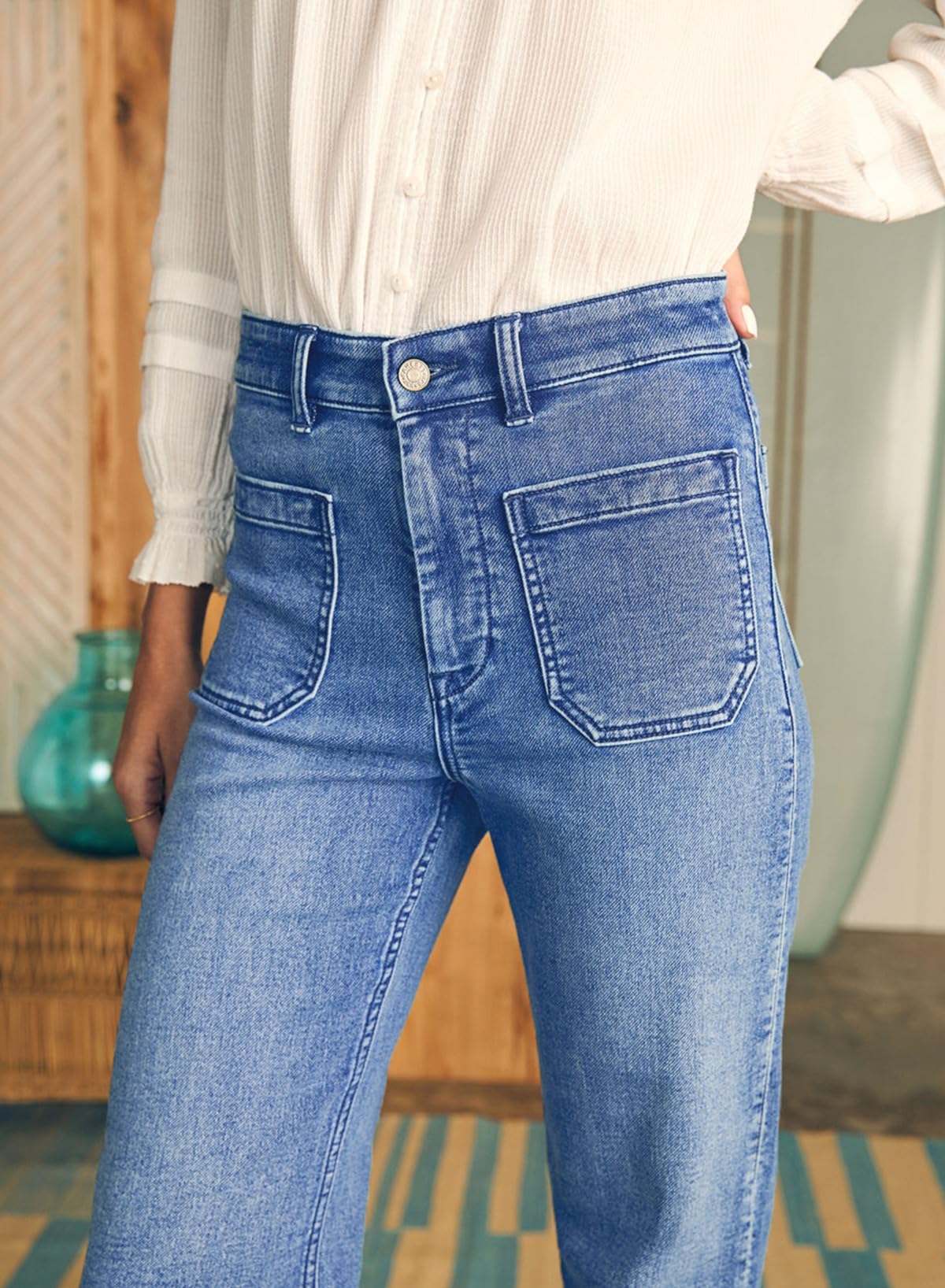 Foto 6 pulgar | Pantalones Vaqueros Astylish Ashleigh Blue De Cintura Alta Para Mujer - Venta Internacional.