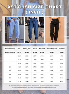 Foto 4 | Vaqueros Elegantes Para Mujer, Cintura Alta, Informales, Holgados, Color Marrón, Talla 10 - Venta Internacional.