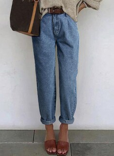 Foto 2 | Vaqueros Astylish Ashleigh Blue De Cintura Alta Para Mamá, Capri, 16 - Venta Internacional.